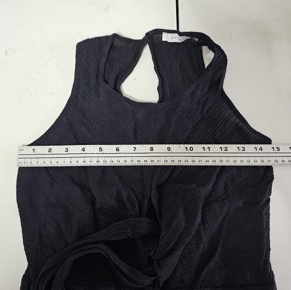 LUSH Black Sleeveless Jumpsuit Rompers,  Medium - Picture 11 of 11